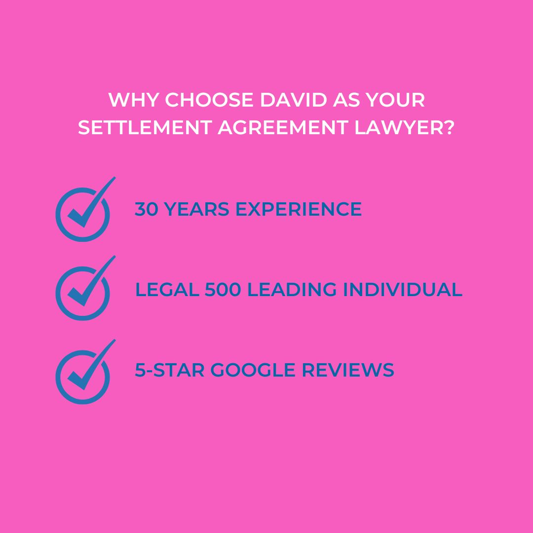 Why choose David Greenhalgh specialist Settlement Agreement Lawyer for senior executives